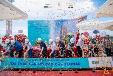 18/07/2024 Lễ cất nóc dự án Icon40 Hạ Long